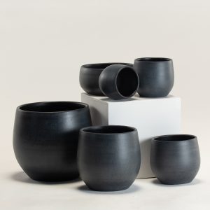 Indoor pot Esra - Black