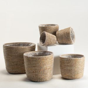 Indoor pot Jula - White