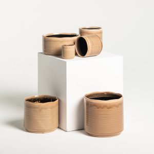Indoor pot Jordy - Grey