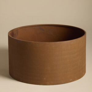 Outdoor pot Cylinder - Corten Steel