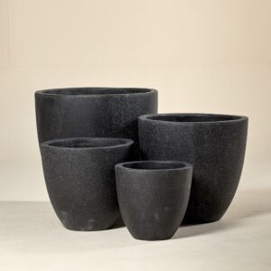 Terrazzo Egg - Black