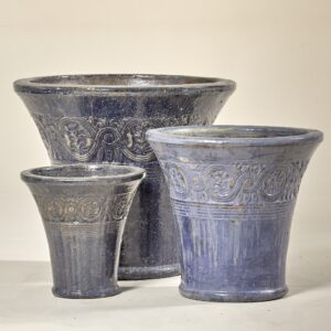 Outdoor pot Flare - Antique Blue