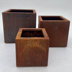 AD-CORT-CU Corten Steel Carrez Cube by Adezz