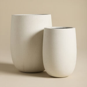 Outdoor pot Creastone Vase - Sandy White