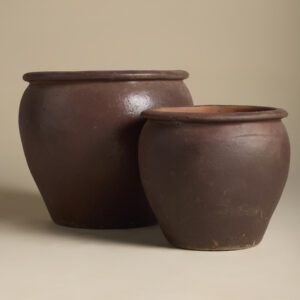 Outdoor pot Tall Cauldron - Natural