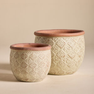 Outdoor pot Prada - White